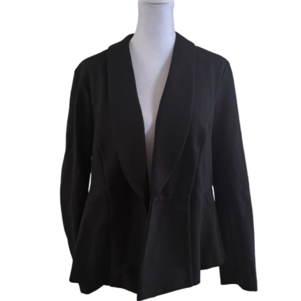 Studio by Torrid Black Open-Front Blazer - Picture 3 of 7